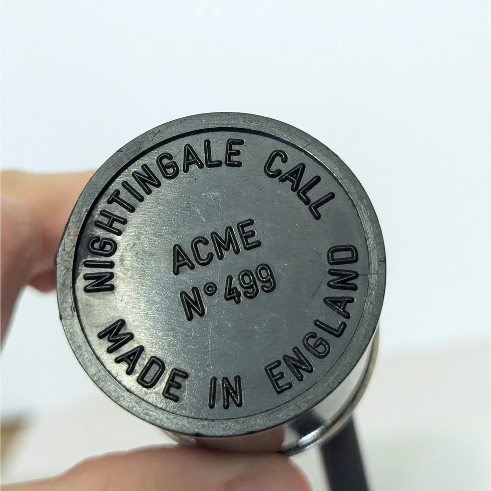 ACME No. 499 Nightingale Call Whistle Bird Sound Effect Made In England Vintage